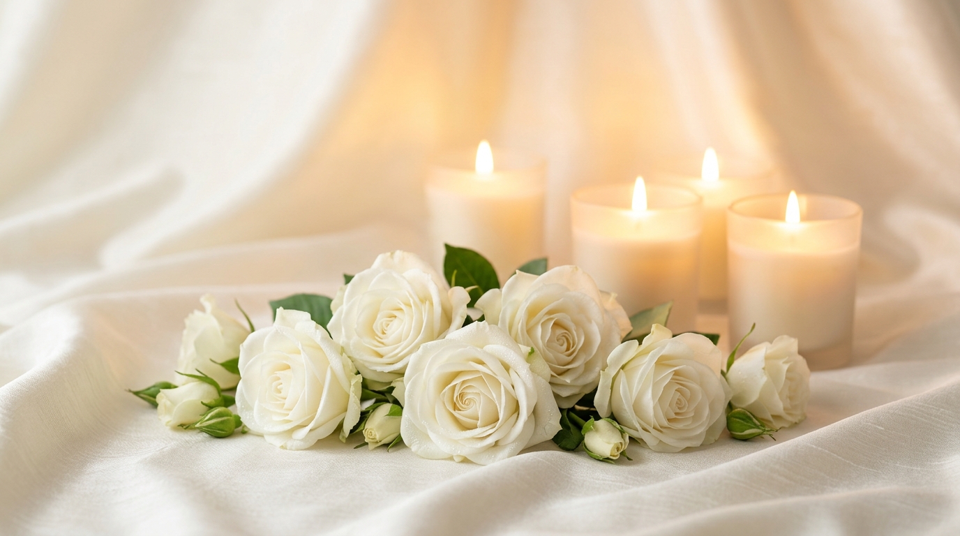 Soft background floral artwork